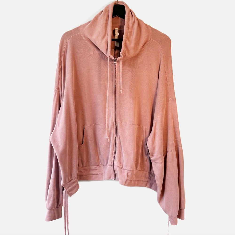 Free People Pink Cozy Pullover